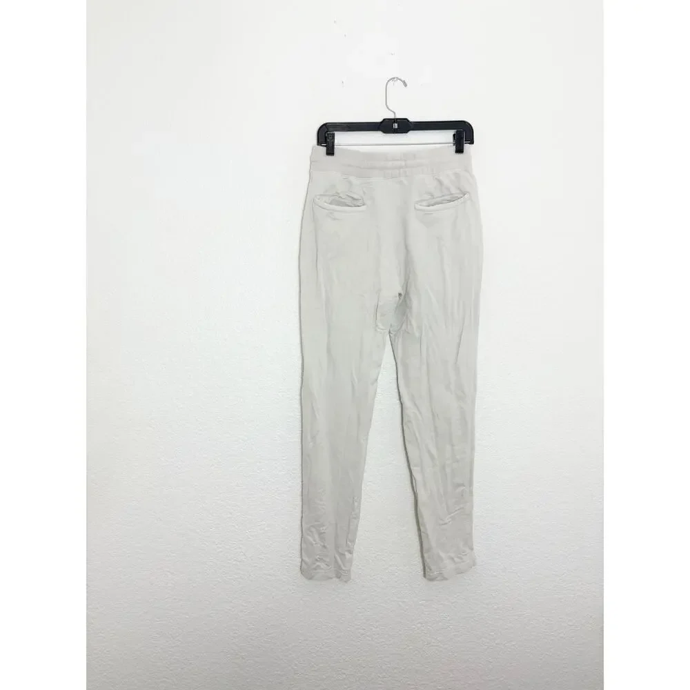 Buck Mason Sweatpants Mens XS Ivory Brushed Loopback French Terry Lounge Pants